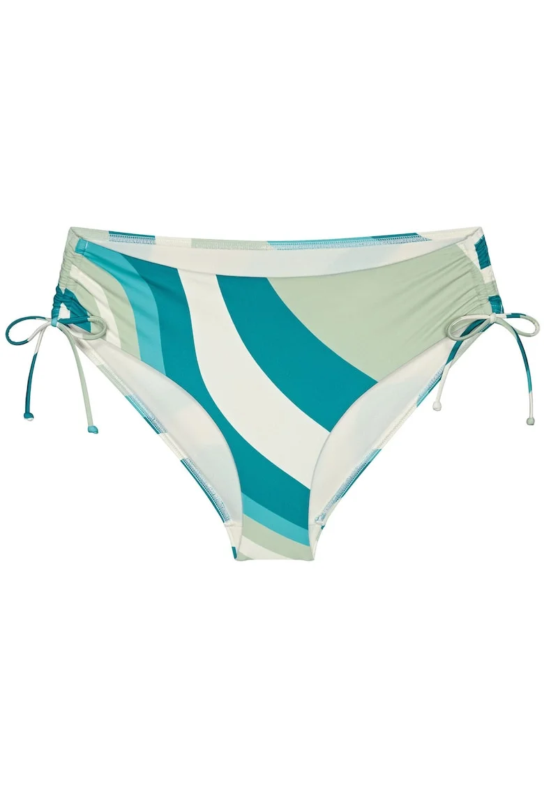 Slip dama  10222311, Poliamida/Elastan, Albastru/Verde, Verde/Albastru