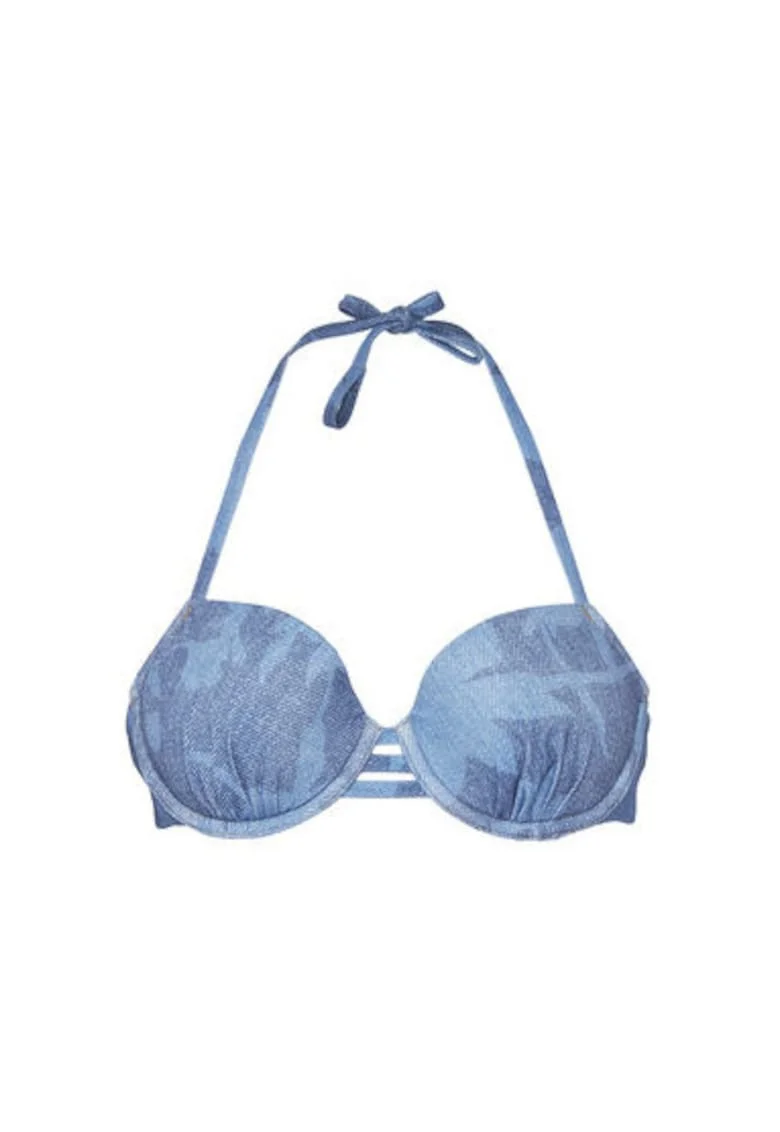 Sutien de baie dama  C22JN9 A18, Poliamida/Elastan, Albastru, Albastru