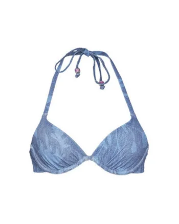 Sutien de baie dama  C22JMA A18, Poliamida/Elastan, Albastru, Albastru