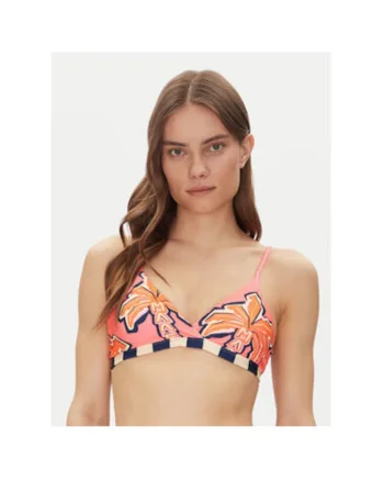 Sutien de baie dama  PT5181STR003, Poliester reciclat, Roz, Roz
