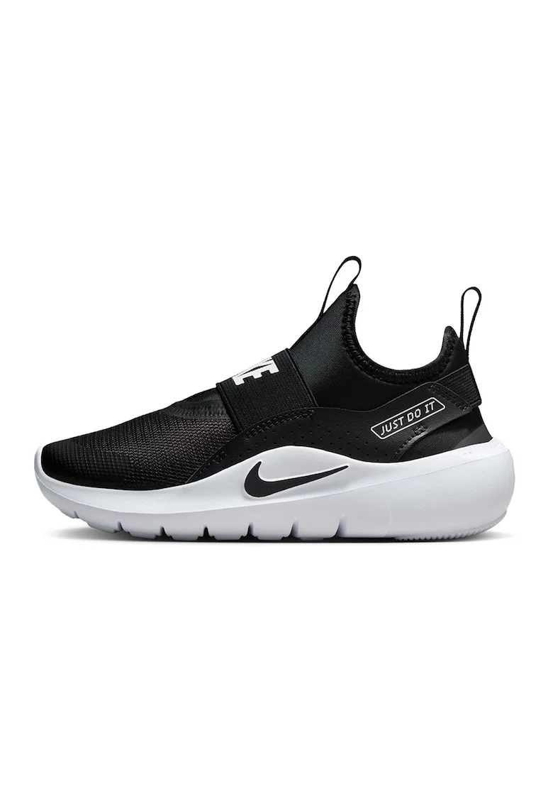 Pantofi slip-on Flex Runner 4 cu bareta elastica pentru alergare, Alb/Negru
