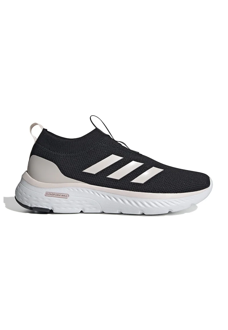 Pantofi sport slip-on Cloudfoam, Alb fildes/Negru
