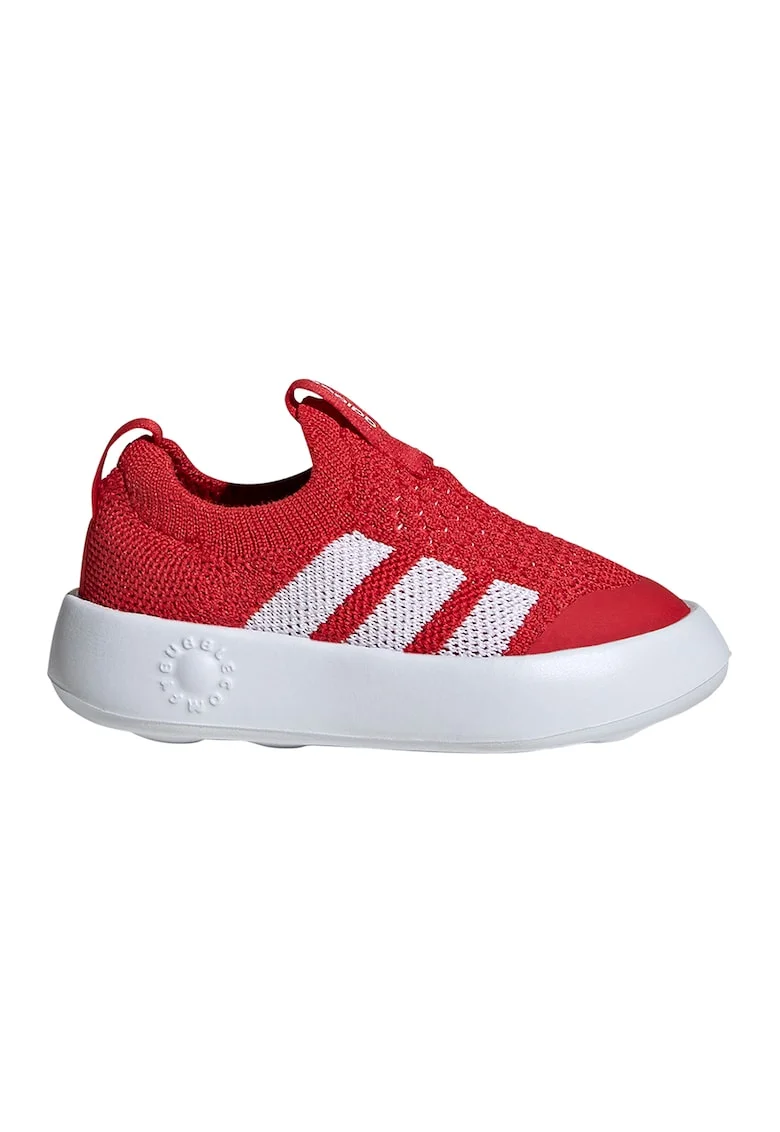 Pantofi sport BubbleComfy slip-on din material textil, Rosu/Alb
