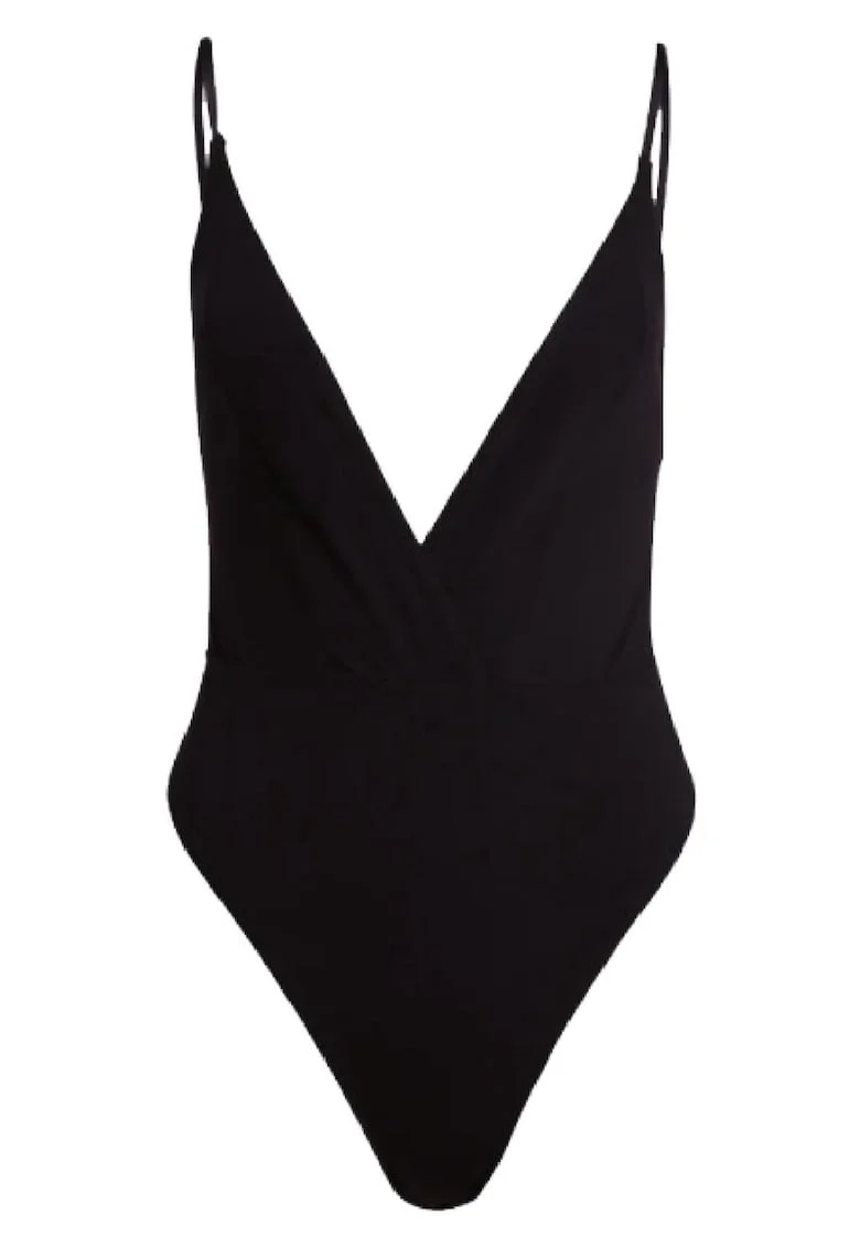 Body tanga cu decolteu in V Daily 30037, Negru