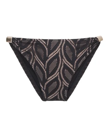 Slip cu aspect perforat 31451, Negru