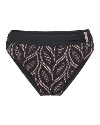 Slip cu imprimeu, Negru