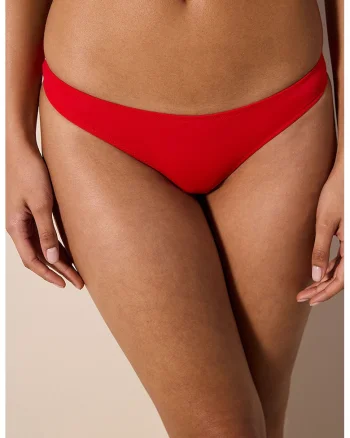 Slip cu model uni, Rosu vermillion