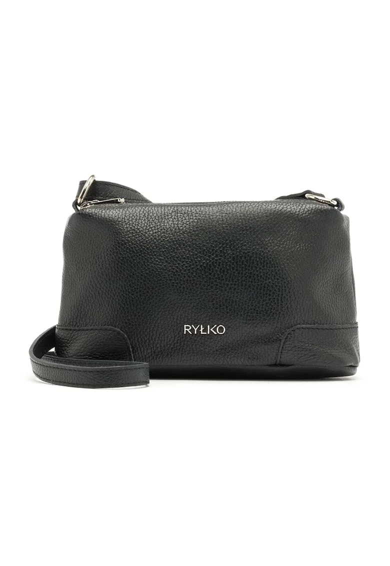 Geanta crossbody de piele Torebka, Negru