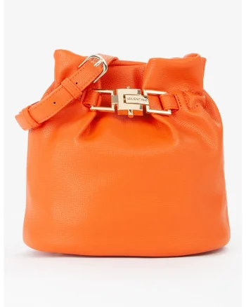 Geanta crossbody de piele ecologica Fedora Re, Portocaliu mandarina
