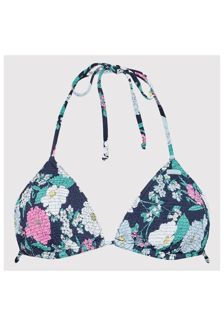 Sutien de baie dama,  Nylon/Bumbac, Bleumarin