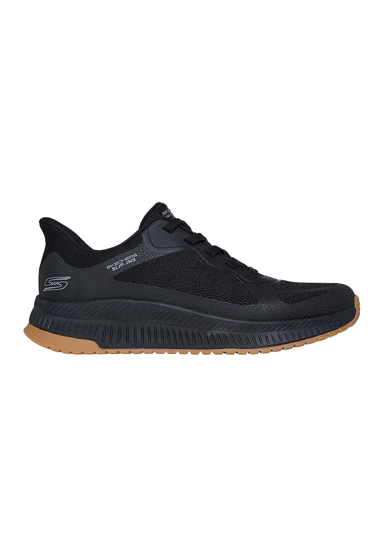 Pantofi sport Slip-ins™ Bobs Squad 4, Negru/Gri inchis