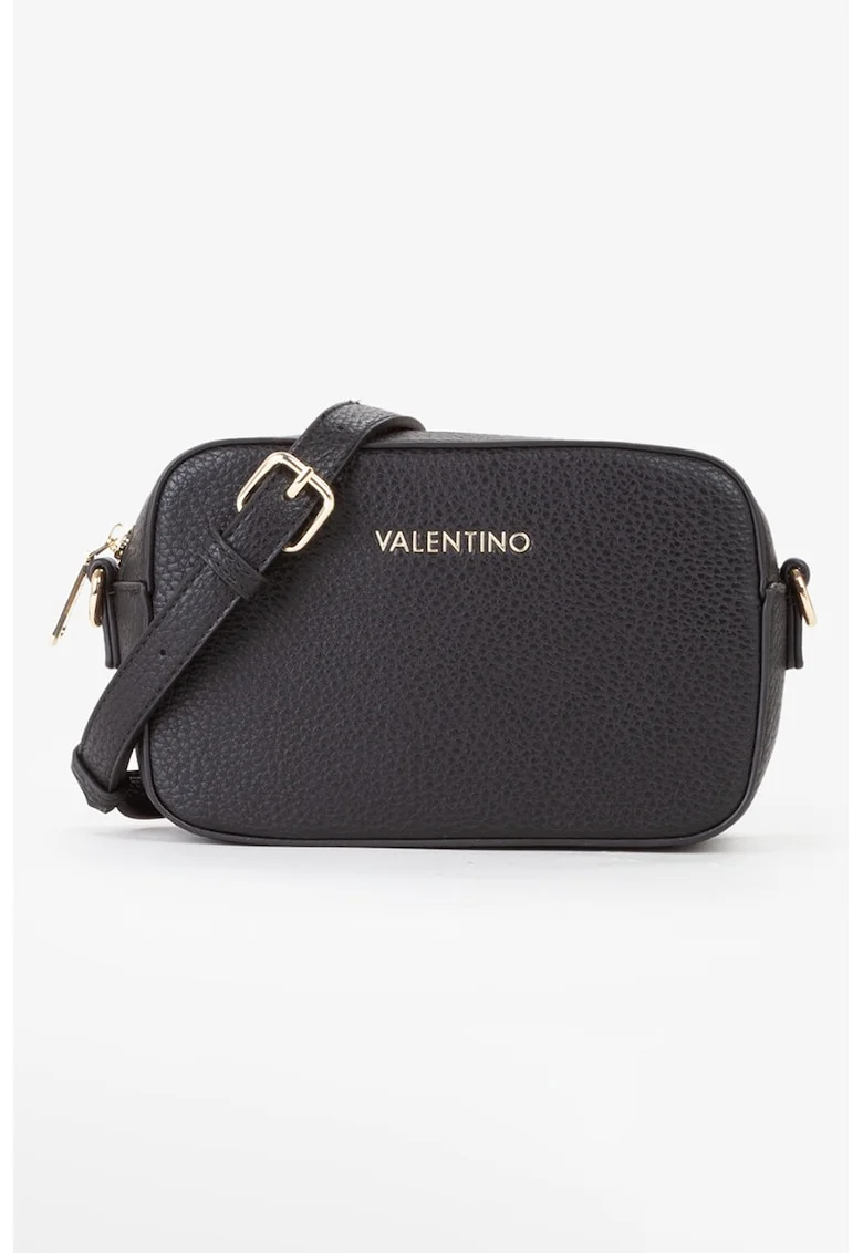 Geanta crossbody cu bareta intersanjabila de umar, Negru