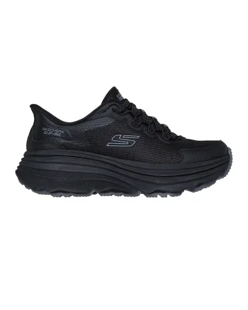 Pantofi slip-ins cu garnituri din piele ecologica pentru alergare Zirrus, Negru