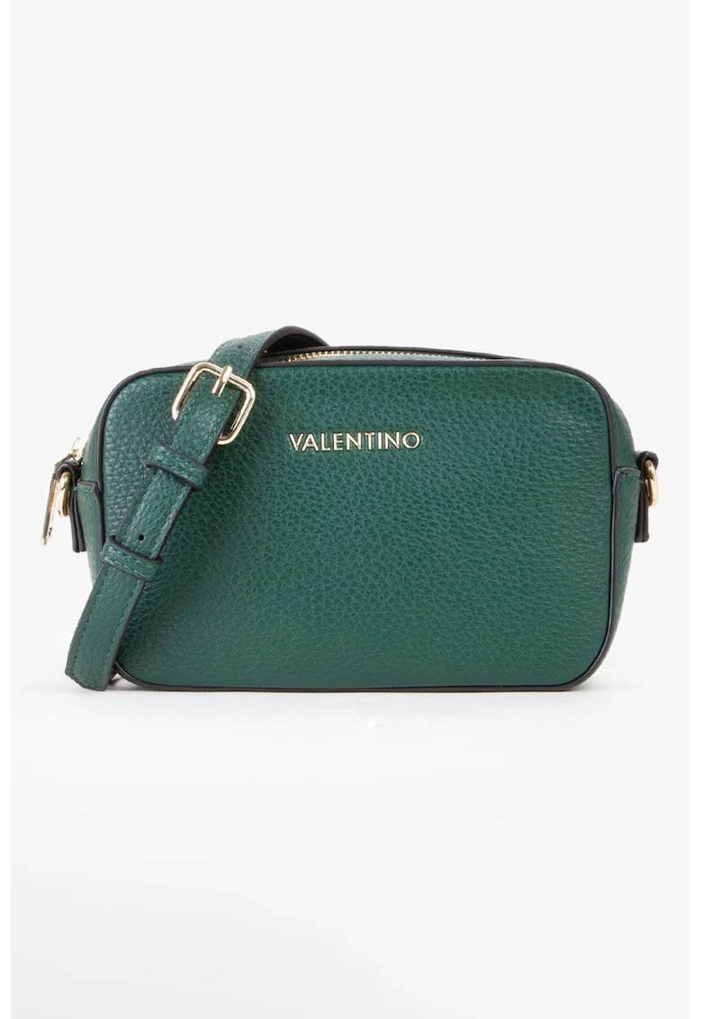Geanta crossbody cu bareta intersanjabila de umar, Verde englez