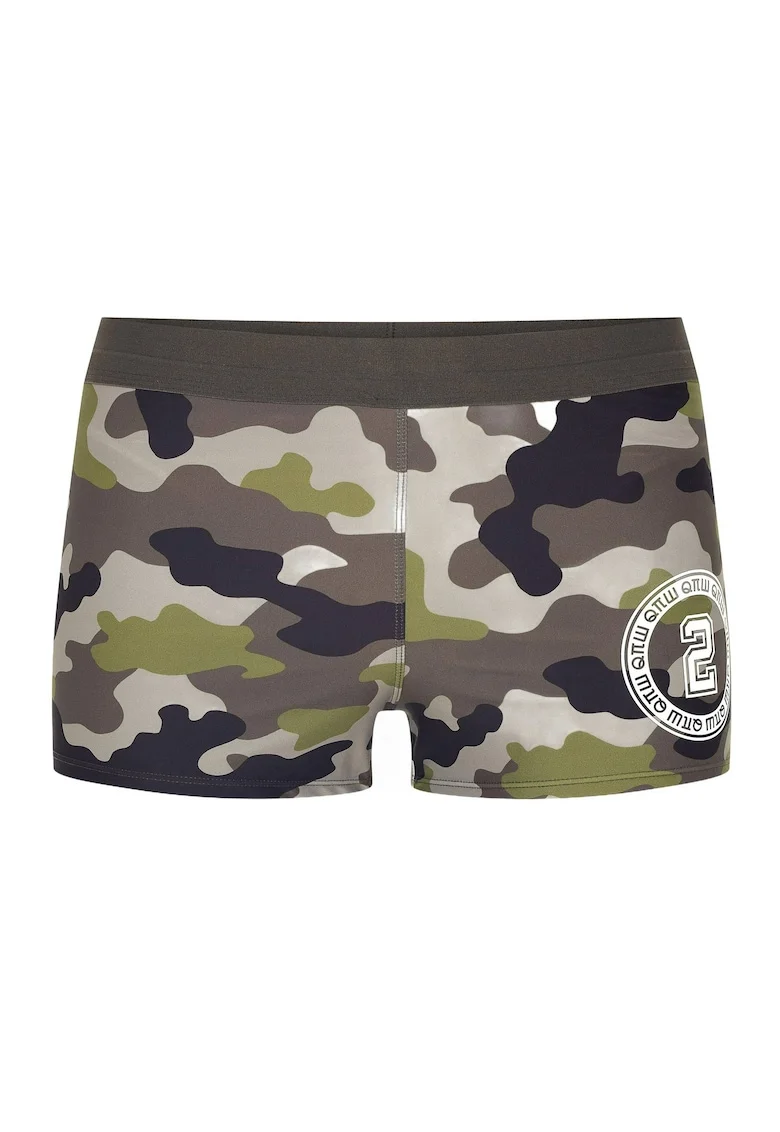 Boxeri de baie barbati Robert Kupisz x  Multicolor, Alb/Verde