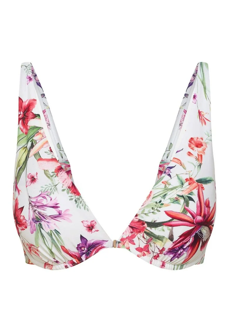 Sutien de baie push-up Lagoon  Alb crem, Alb