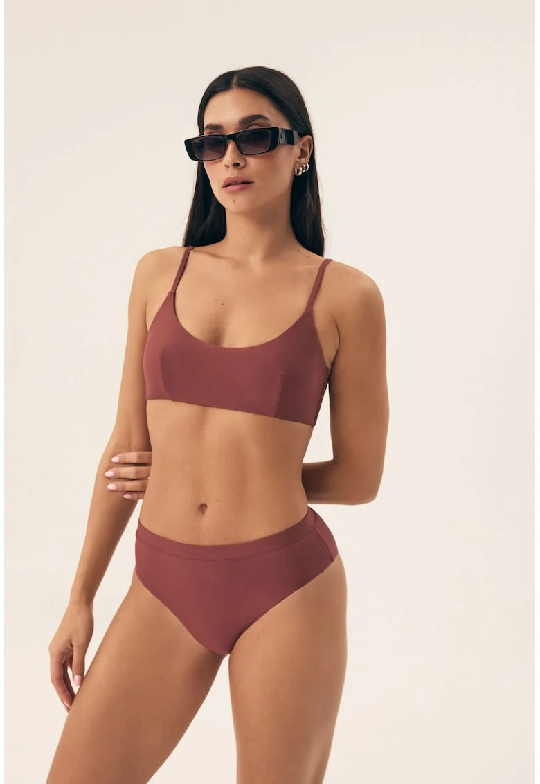 Sutien tip top de baie Novia  Castaniu-bronz, Bronz