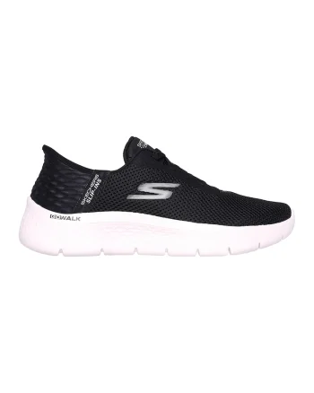 Pantofi sport slip-in GO WALK® Flex, Alb/Negru