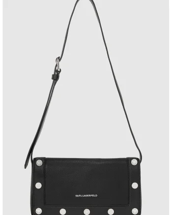 Geanta crossbody din piele ecologica, Negru