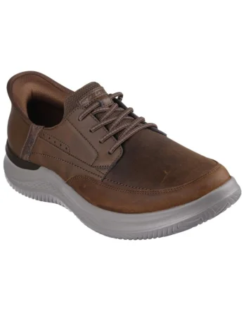 Pantofi sport Hasting Rory Slip-ins® din piele si piele ecologica, Maro