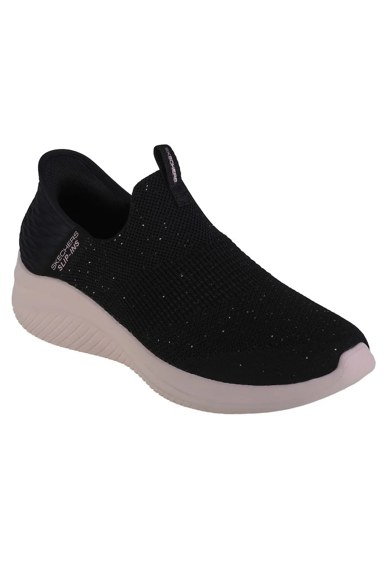 Tenisi dama  Slip-ins: Ultra Flex 3.0 - Shiny Night, bej, Negru