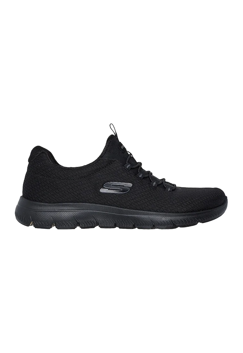Pantofi sport slip-on din material textil, Negru