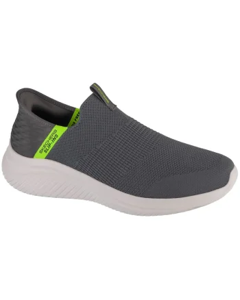 Pantofi slip-ins, plasa, Ultra Flex, Gri