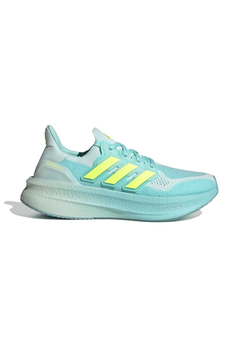 Pantofi Ultraboost 5 slip-on cu logo pentru alergare, Turcoaz/Galben pai