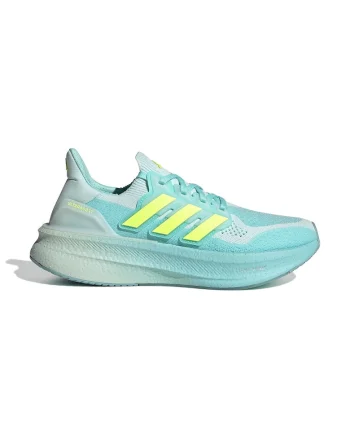 Pantofi Ultraboost 5 slip-on cu logo pentru alergare, Turcoaz/Galben pai