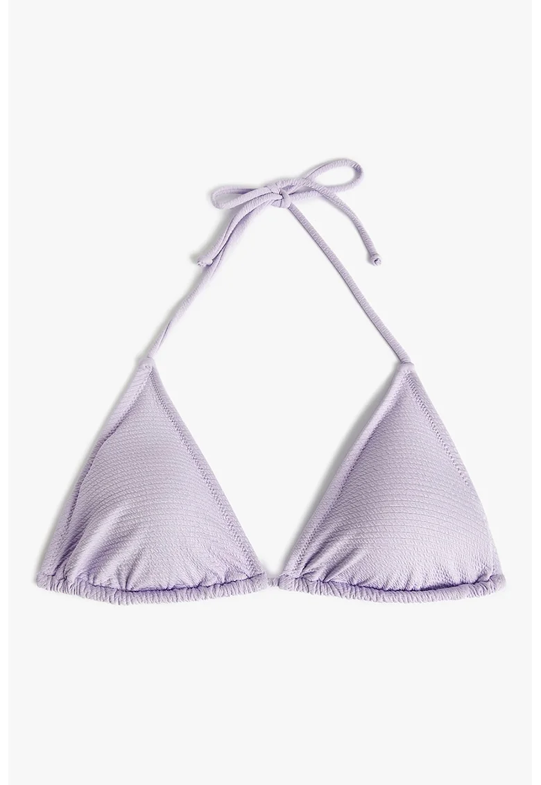 Sutien de baie cu cupe triunghiulare, Lila