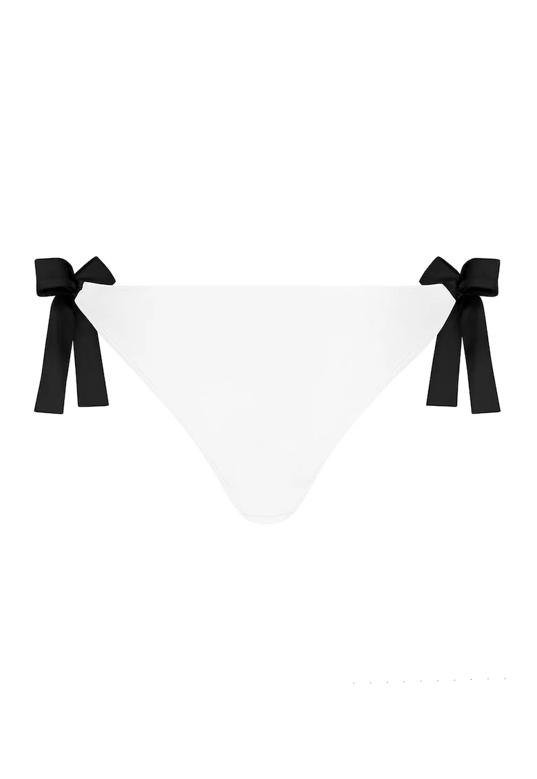 Slip brazilian, Alb/Negru