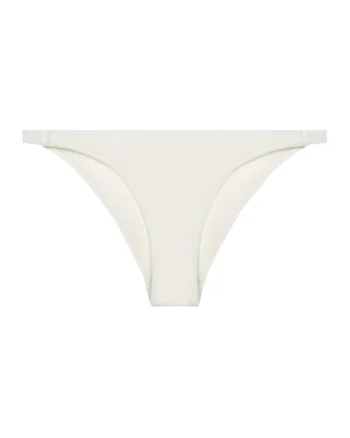 Slip brazilian cu model uni, Alb fildes