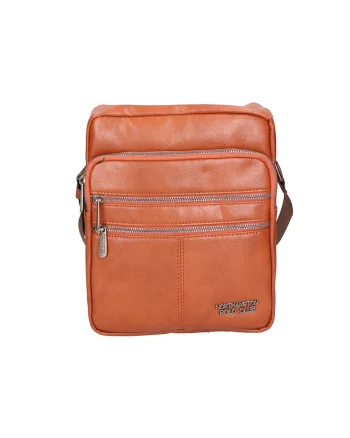 Geanta crossbody de piele ecologica, Maro