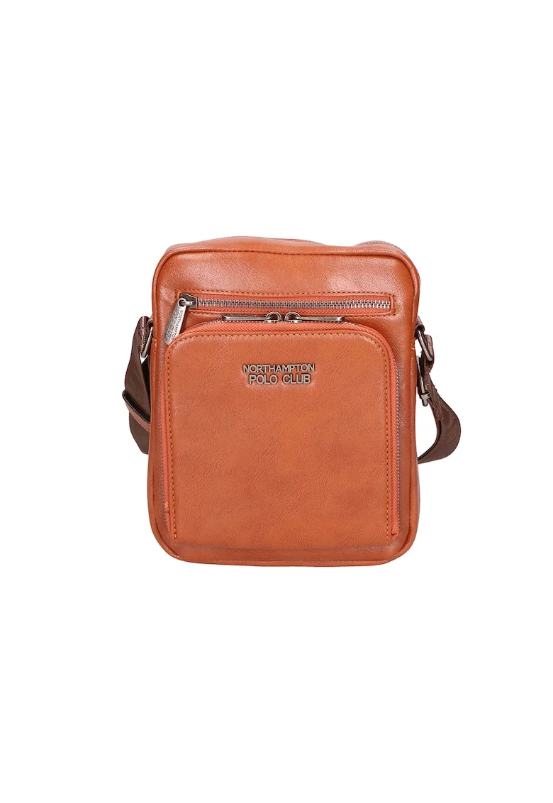 Geanta crossbody de piele ecologica, Maro