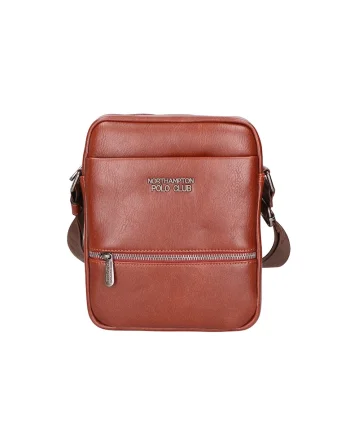 Geanta crossbody de piele ecologica, Maro