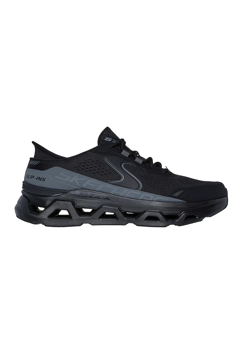 Pantofi sport slip-ins Glide Step Altus, Negru/Albastru cenusiu