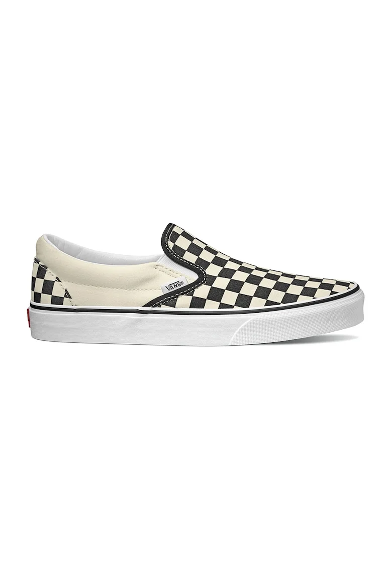 slip-on Classic 6546130, Negru/Alb murdar