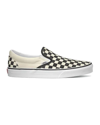 slip-on Classic 6546130, Negru/Alb murdar