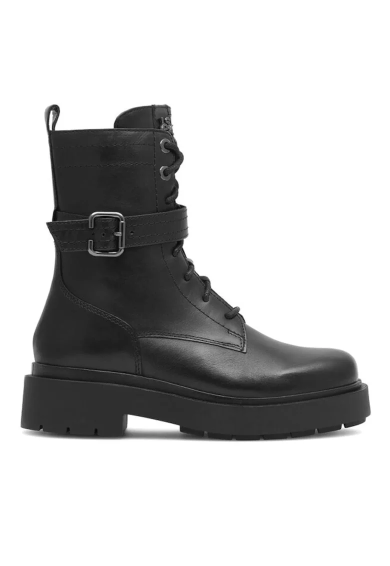 Botine dama,  590558816121938, Piele naturala, Negru
