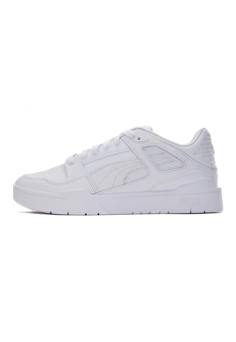Pantofi barbatesti  Slipstream, piele naturala, talpa de cauciuc, alb,