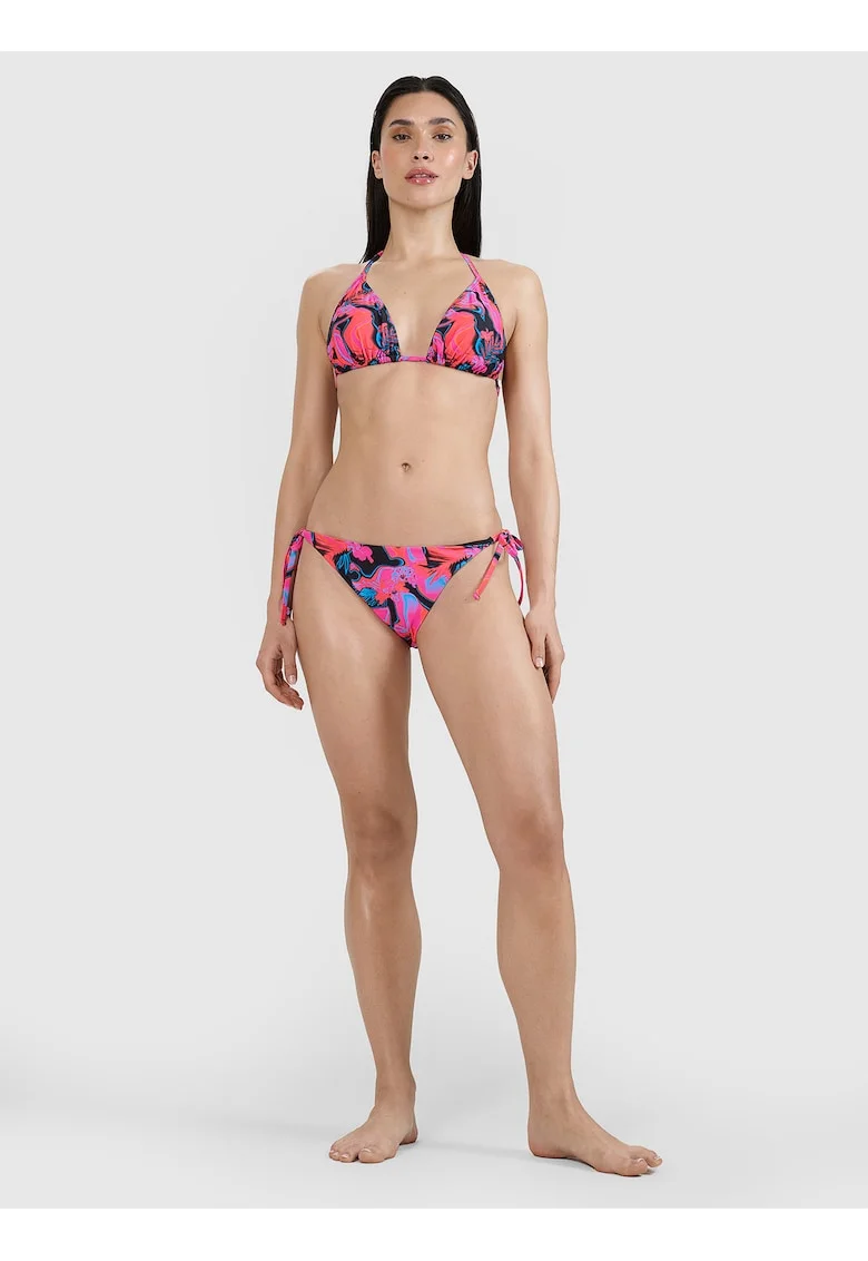 Slip de bikini pentru femei  roz, cu uscare rapida, sintetic
