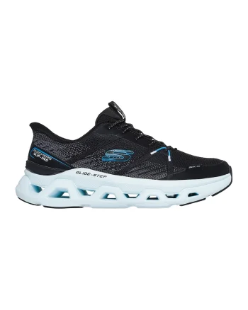 Pantofi sport slip-ins din material textil Glide-Step Altus - Aphtur, Negru/Albastru royal