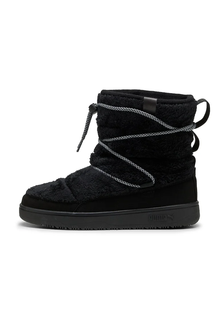 Ghete slip-on Snowbae, Negru