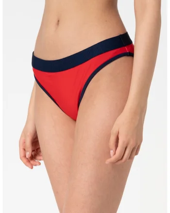 Slip brazilian cu model colorblock, Rosu