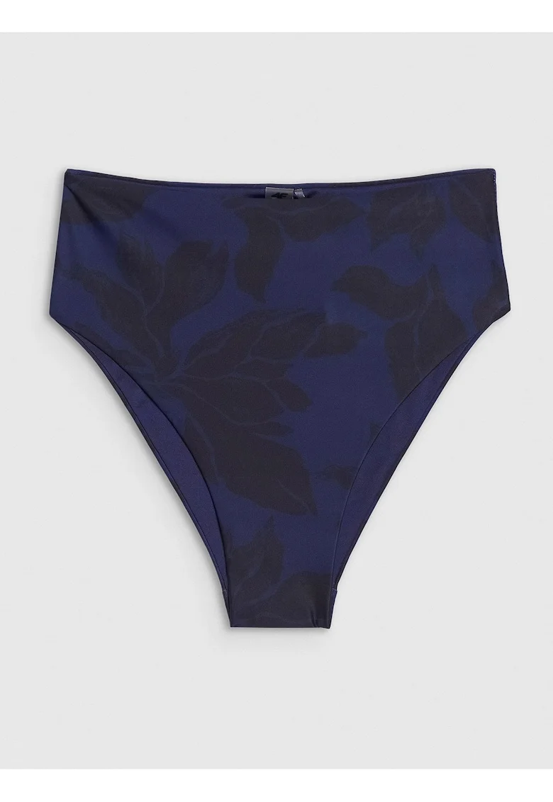 Slip de bikini  violet, elastic, talie inalta, sintetic,