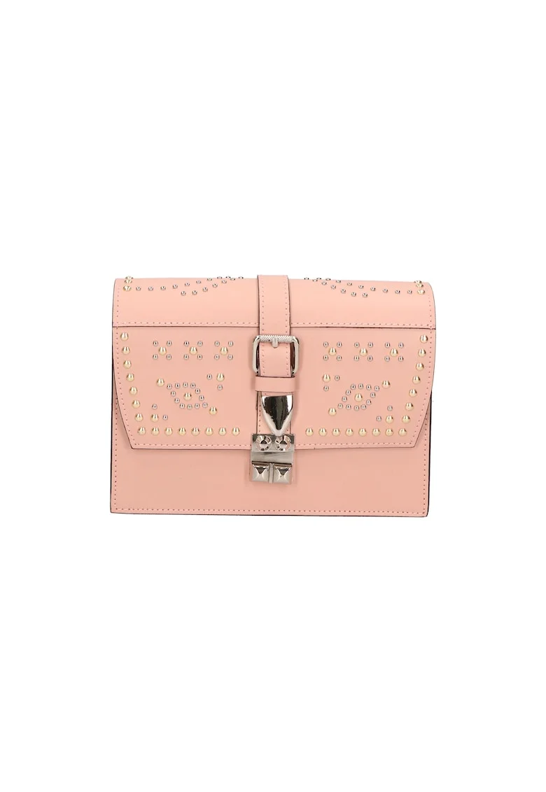 Geanta crossbody de piele cu clapa