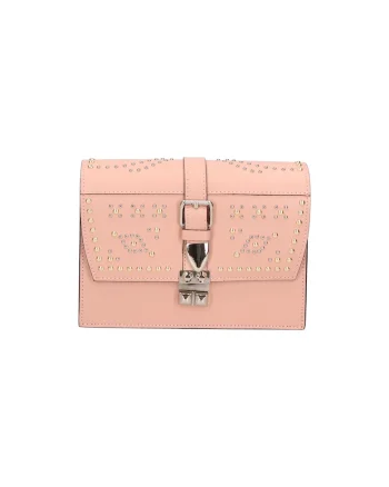 Geanta crossbody de piele cu clapa