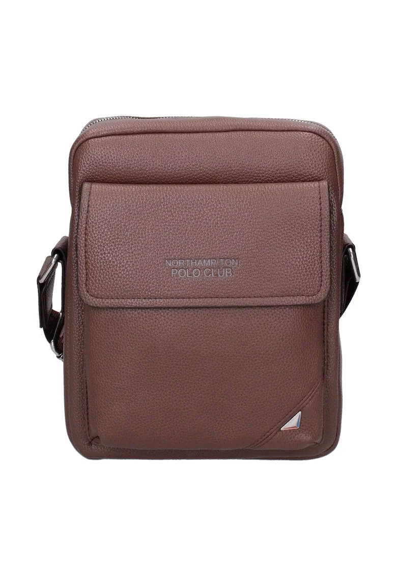 Geanta crossbody de piele ecologica, Verde inchis