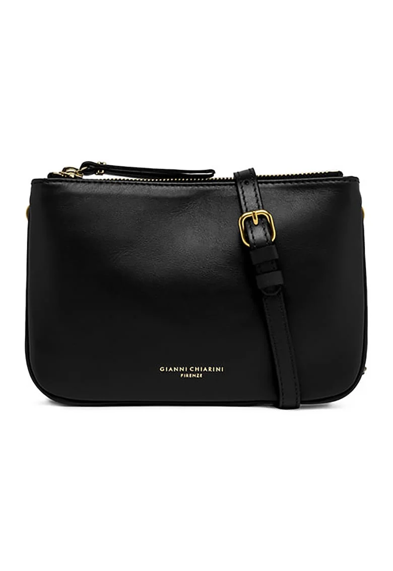Geanta crossbody de piele Frida, Negru