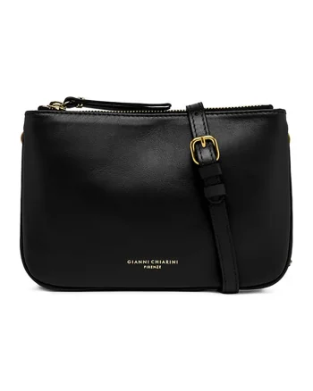 Geanta crossbody de piele Frida, Negru